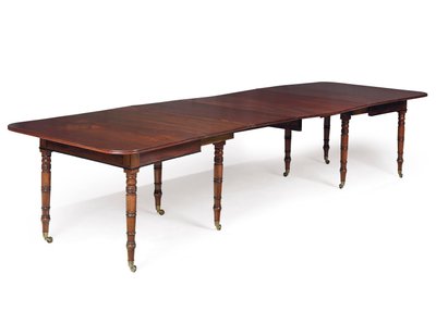 George III dining table by English School