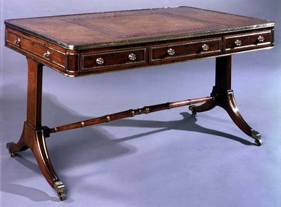 George III Writing Table by English School