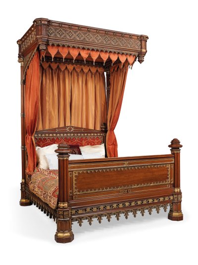 George IV Half-Tester Bed, c.1830 by English School