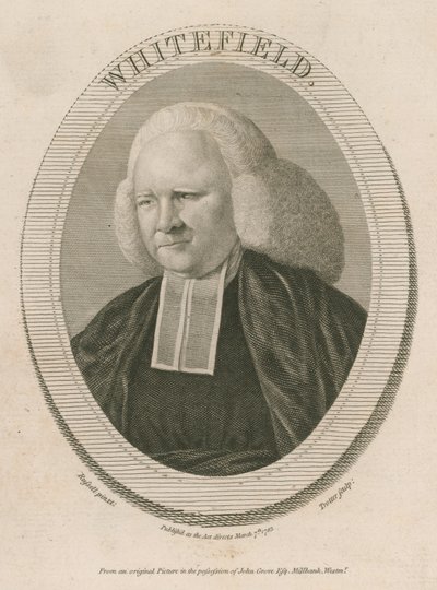 George Whitefield, MA, one of the founders of Methodism by English School