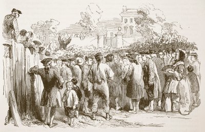 George Whitefield Preaching, illustration from Cassell