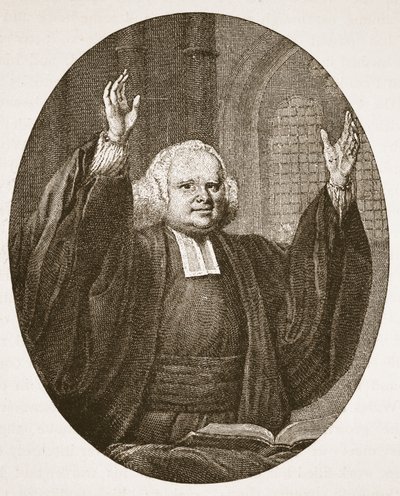 George Whitefield, illustration from The Church of England: A History for the People by H.D.M. Spence-Jones by English School