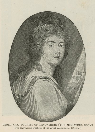Georgiana, Duchess of Devonshire by English School