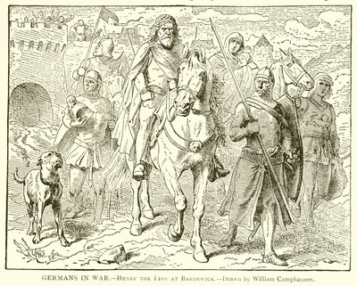 Germans in War: Henry the Lion at Bardewick by English School