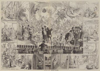 Getting up the Christmas Pantomime by English School