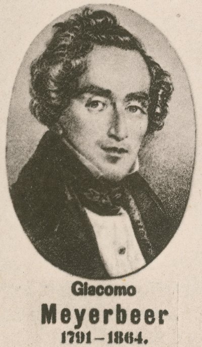 Giacomo Meyerbeer by English School