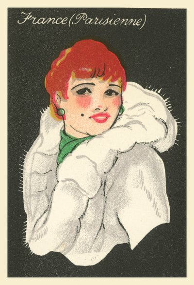 Girls of Many Lands: France, Parisienne by English School