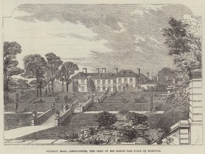 Glossop Hall, Derbyshire, the Seat of His Grace the Duke of Norfolk by English School