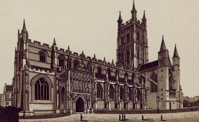 Gloucester Cathedral, from the South West by English School