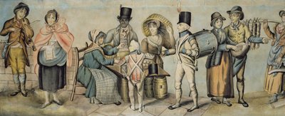 Going to the Fair (detail) by English School