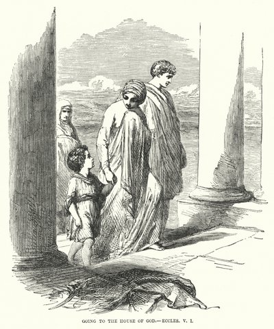 Going to the House of God, Ecclesiastes V by English School
