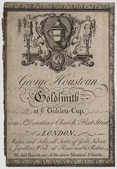 Goldsmiths and Silversmiths, George Houstoun by English School
