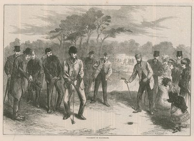 Golf Match on Blackheath by English School