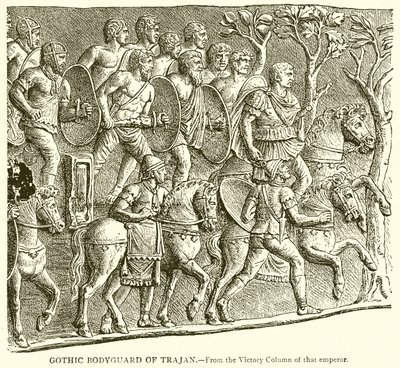 Gothic Bodyguard of Trajan by English School