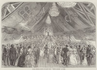 Grand Entertainment on Board HMS "Prince Regent," at Cork by English School
