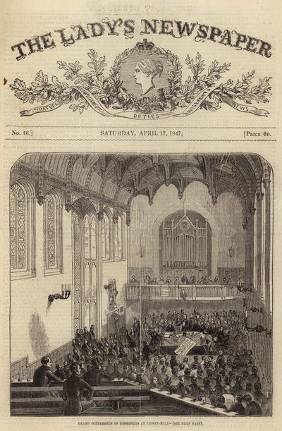 Grand Conference of Dissenters at Crosby Hall, London by English School