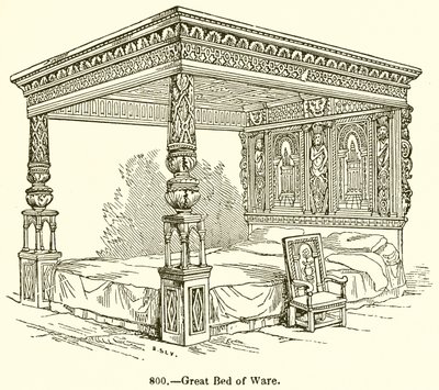 Great Bed of Ware by English School