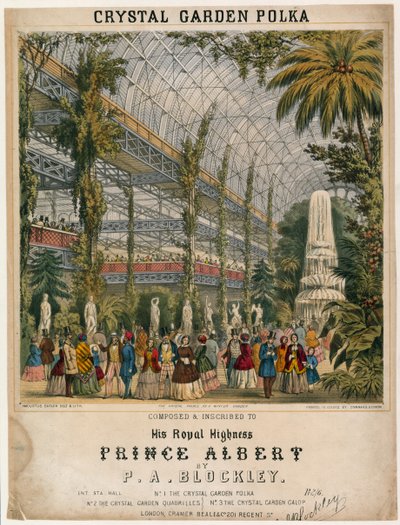 Great Exhibition, 1851, Crystal Garden Polka by English School