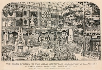 Great Exhibition, 1851, Opening on 1 May 1851 by English School