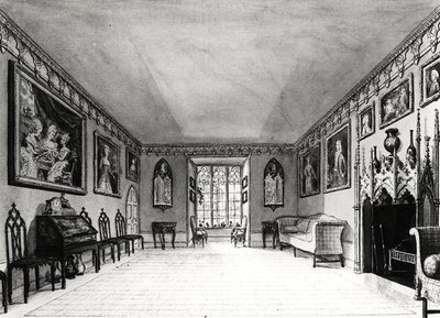 Great Parlour of Strawberry Hill by English School