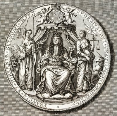 Great Seal of King George I by English School