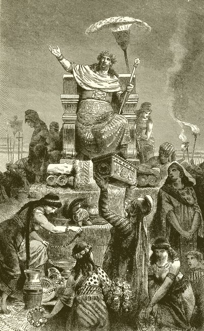 Greek Degeneracy.--Croesus on the Funeral Pile by English School