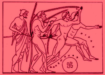 Greek Runners, Illustration for Olympia by English School