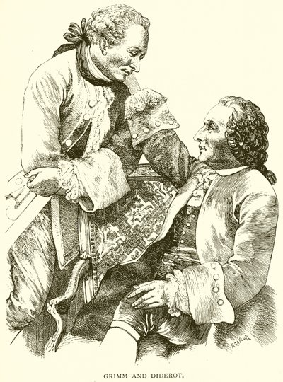 Grimm and Diderot by English School