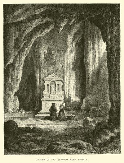 Grotto of San Servolo near Trieste by English School