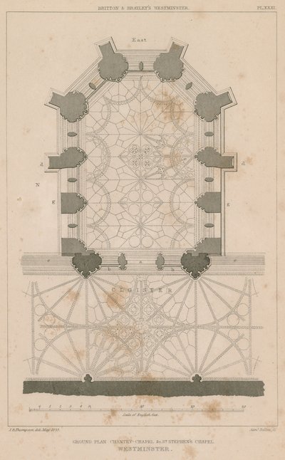 Ground Plan of the Chantry Chapel, St Stephen