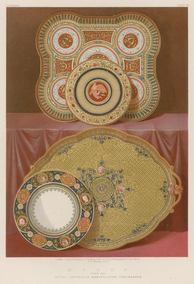 Group from The Royal Porcelain Manufactory by English School
