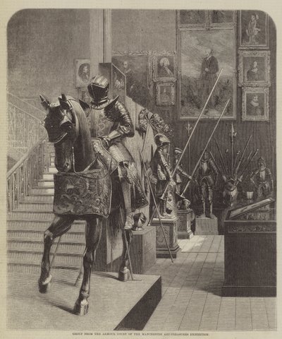 Group from the Armour Court of the Manchester Art-Treasures Exhibition by English School