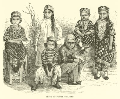 Group of Parsee Children by English School
