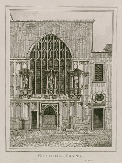 Guildhall Chapel, London by English School