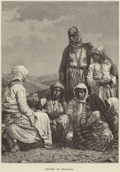 Gypsies of Bulgaria by English School