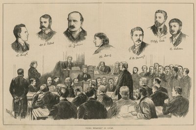 HMS Pinafore in Court by English School