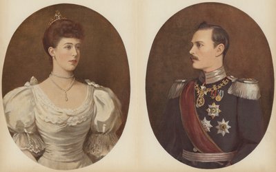 HRH The Grand Duchess of Hesse, HRH The Grand Duke Of Hesse by English School