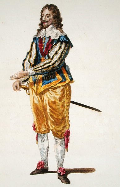 Habit of Charles I in 1630 by English School