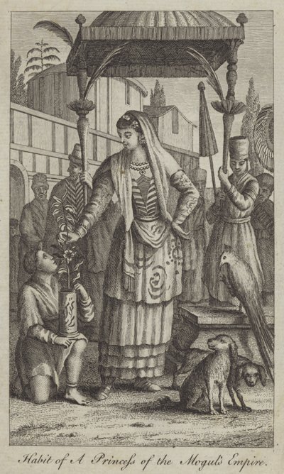 Habit of a Princess of the Mogul Empire by English School