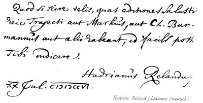 Hadrian Reland (Learned Orientalist) by English School
