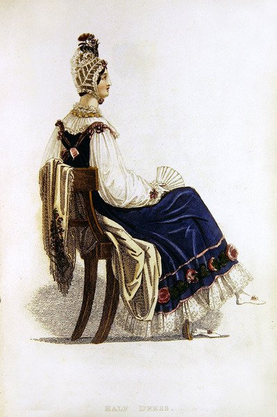 Half dress, fashion plate from Ackermann