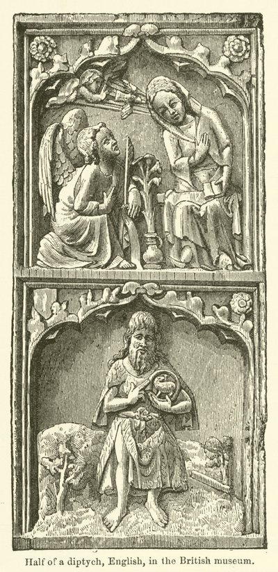 Half of a Diptych, English, in the British Museum by English School