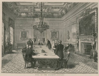Hall of the Drapers Company, London by English School