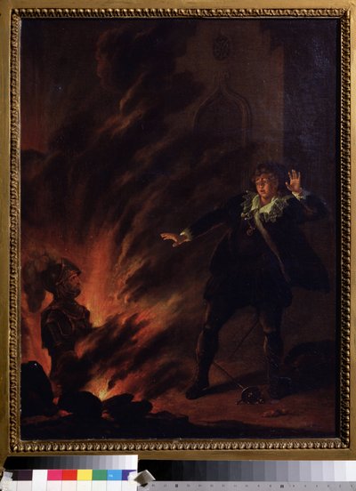 Hamlet and the Ghost of His Father by English School