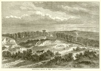 Hampstead Heath in 1840 by English School