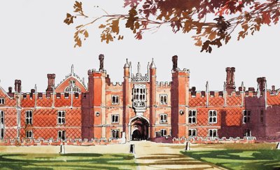 Hampton Court by English School