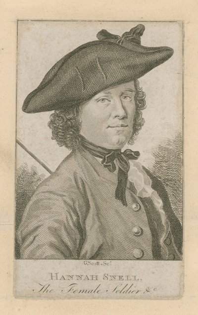 Hannah Snell, the female soldier by English School