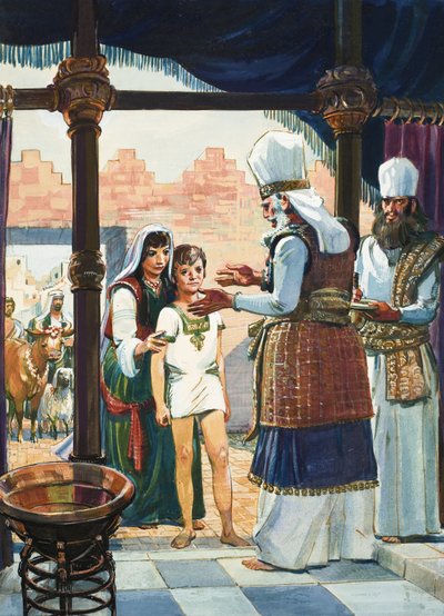 Hannah with her son Samuel by English School