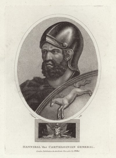 Hannibal the Carthaginian General by English School