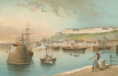 Harbour and Fort Regent, St. Heliers--Jersey by English School